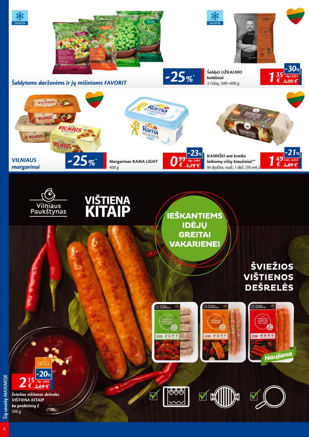 Maxima kaininis leidinys akcijos nuo 
  2019-07-30 iki 
  2019-08-05 | Leidinukas.lt puslapis 6