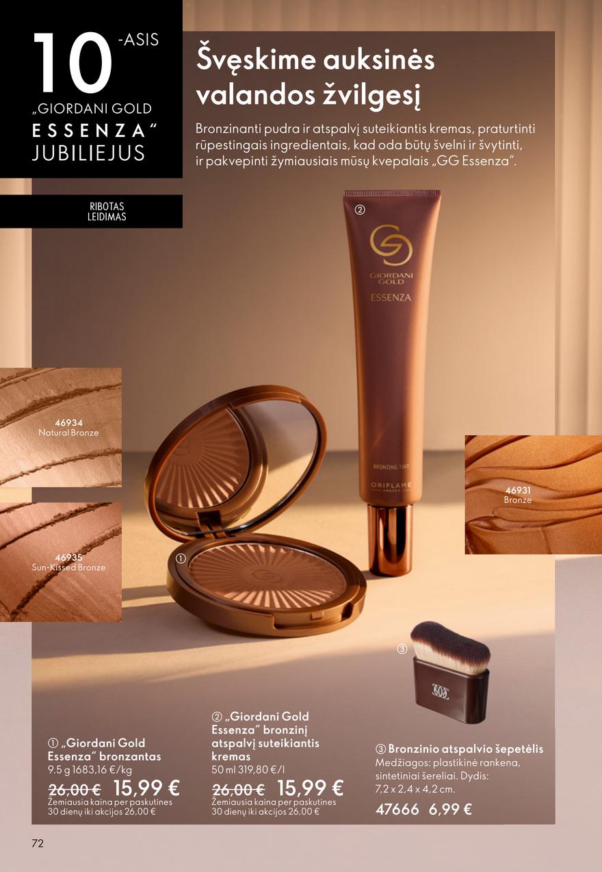 Oriflame katalogas akcijos nuo 
  2025-09-14 iki 
  2025-10-07 | Leidinukas.lt puslapis 72