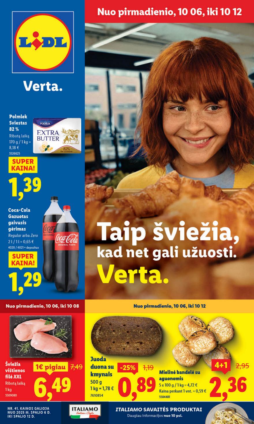 Lidl leidinys naujas akcijos nuo 
  2025-10-06 iki 
  2025-10-12 | Leidinukas.lt puslapis 1