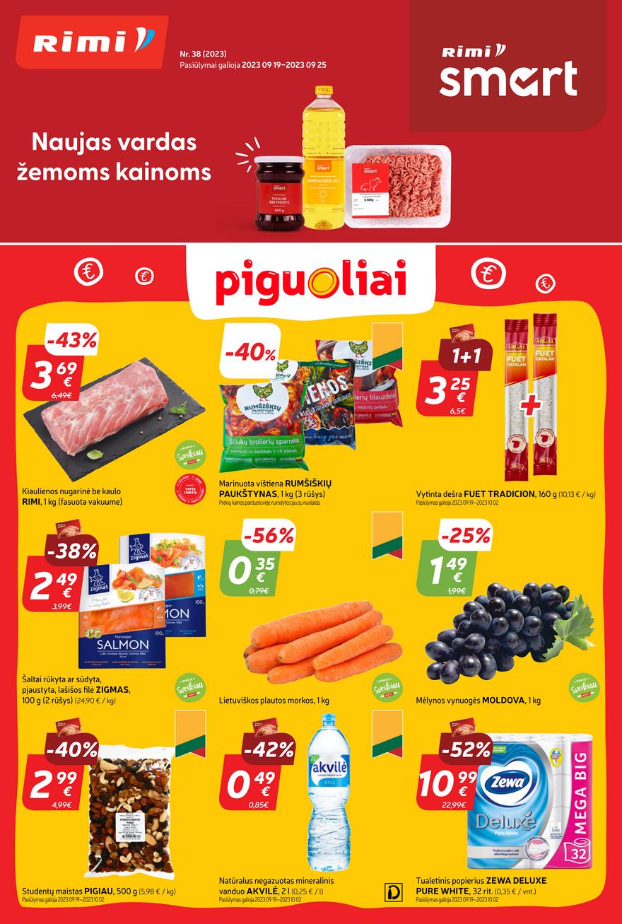 Rimi savaitinis leidinys akcijos nuo 
  2023-09-19 iki 
  2023-09-25 | Leidinukas.lt puslapis 1