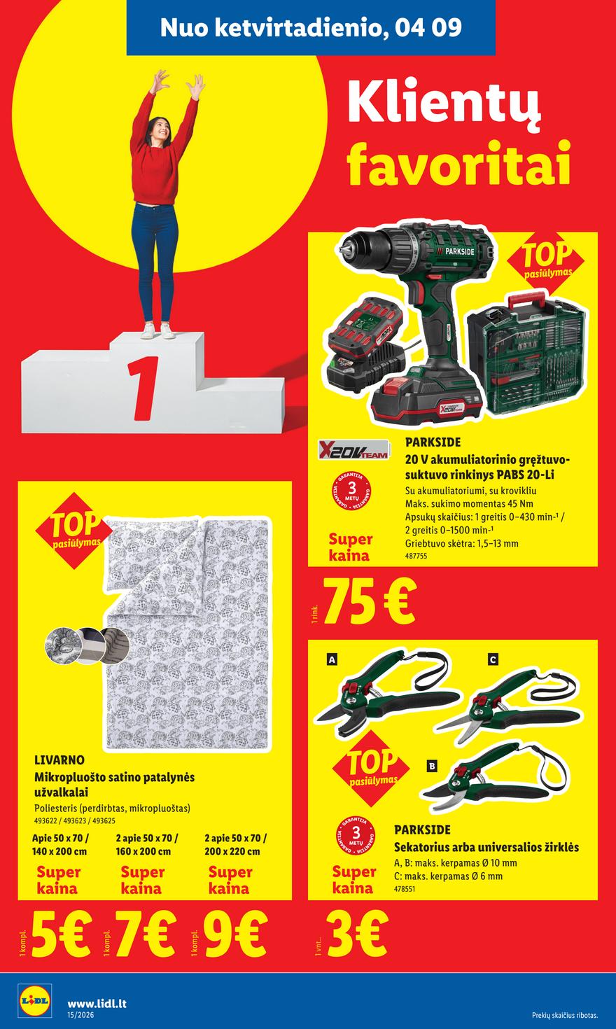 Lidl leidinys akcijos nuo 
  2026-04-06 iki 
  2026-04-12 | Leidinukas.lt puslapis 14