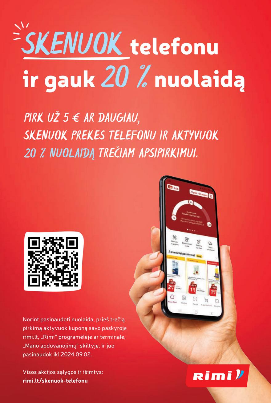 Rimi savaitinis leidinys akcijos nuo 
  2024-06-11 iki 
  2024-06-17 | Leidinukas.lt puslapis 8