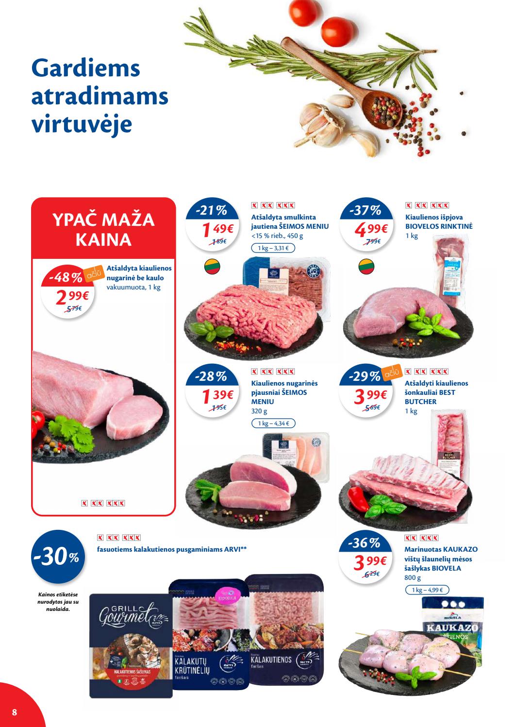 Maxima kaininis leidinys akcijos nuo 
  2021-08-10 iki 
  2021-08-16 | Leidinukas.lt puslapis 8