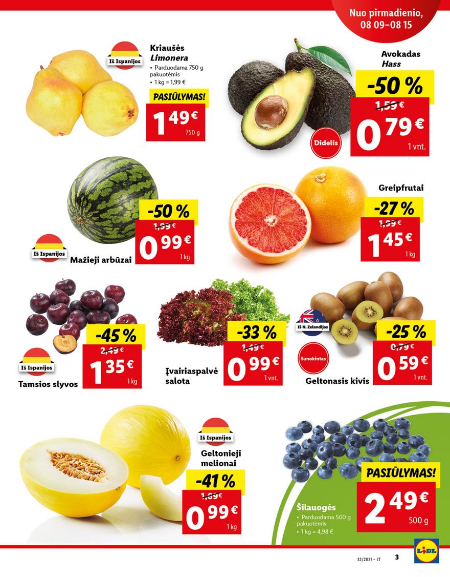 Lidl maisto prekių pasiūlymai akcijos nuo 
  2021-08-09 iki 
  2021-08-15 | Leidinukas.lt puslapis 3