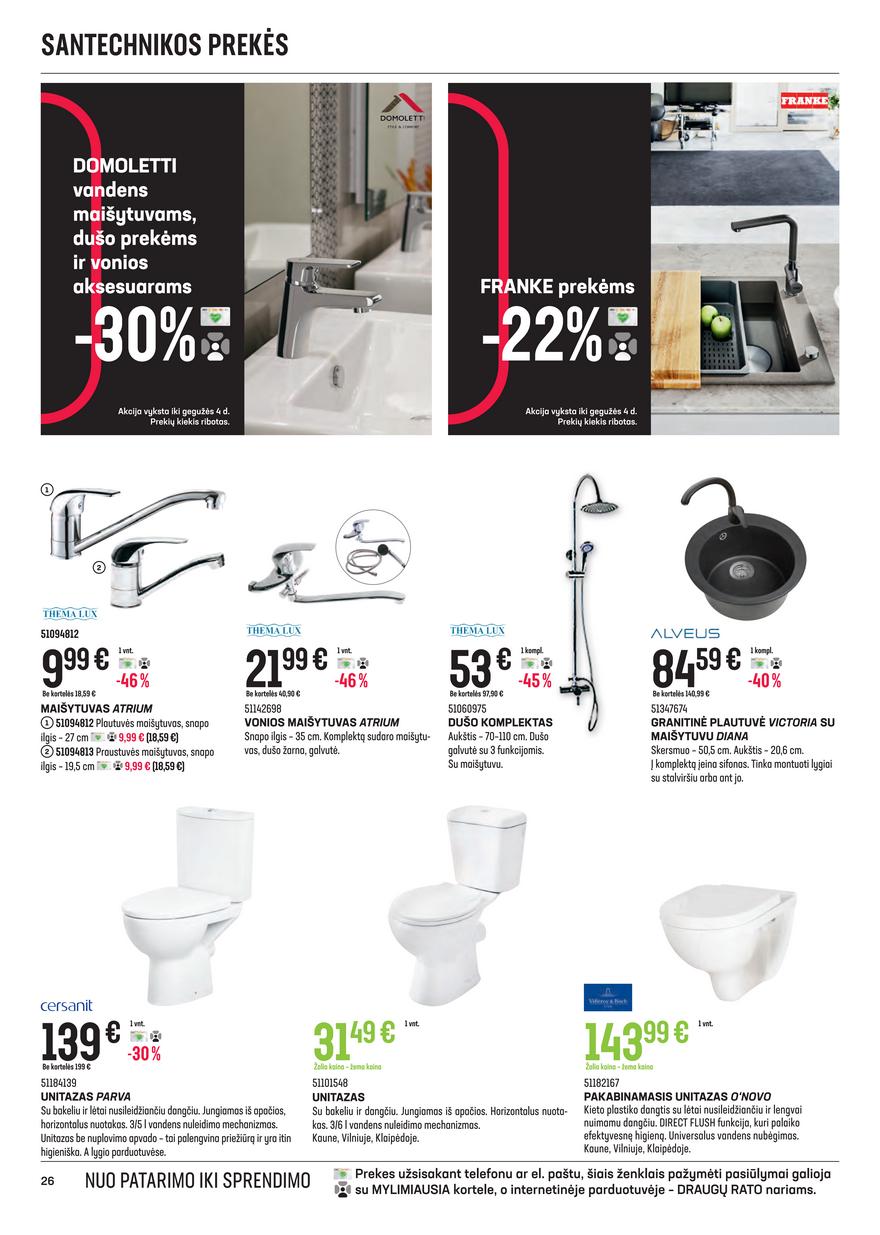 Senukai leidinys akcijos nuo 
  2021-04-15 iki 
  2021-05-03 | Leidinukas.lt puslapis 26