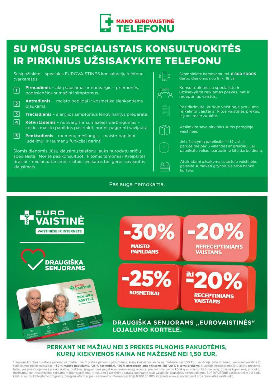 Euro vaistinė leidinys akcijos nuo 
  2023-10-01 iki 
  2023-10-30 | Leidinukas.lt puslapis 24