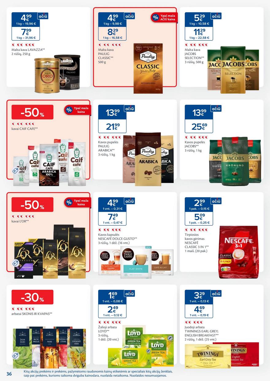 Maxima savaitinis leidinys 47 akcijos nuo
2024-11-19 iki
2024-11-25 | Leidinukas.lt puslapis 36