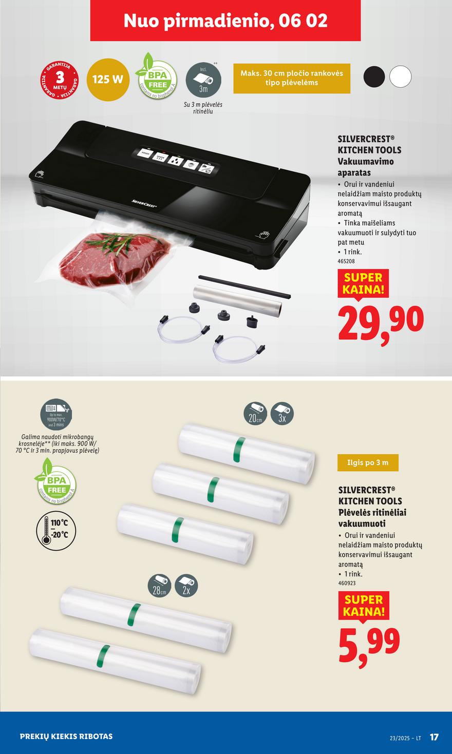 Lidl ne maisto leidinys akcijos nuo 
  2025-06-02 iki 
  2025-06-08 | Leidinukas.lt puslapis 17
