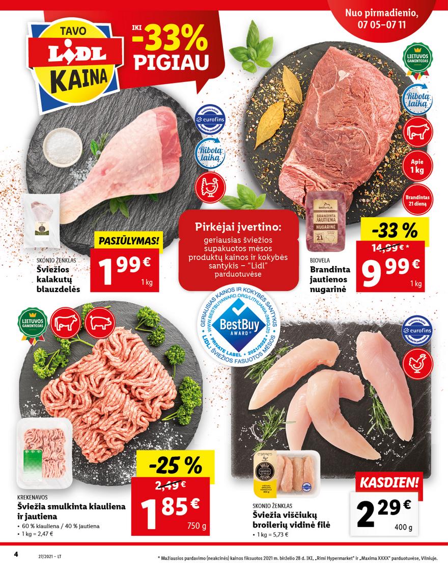 Lidl maisto prekių pasiūlymai akcijos nuo 
  2021-07-05 iki 
  2021-07-11 | Leidinukas.lt puslapis 4