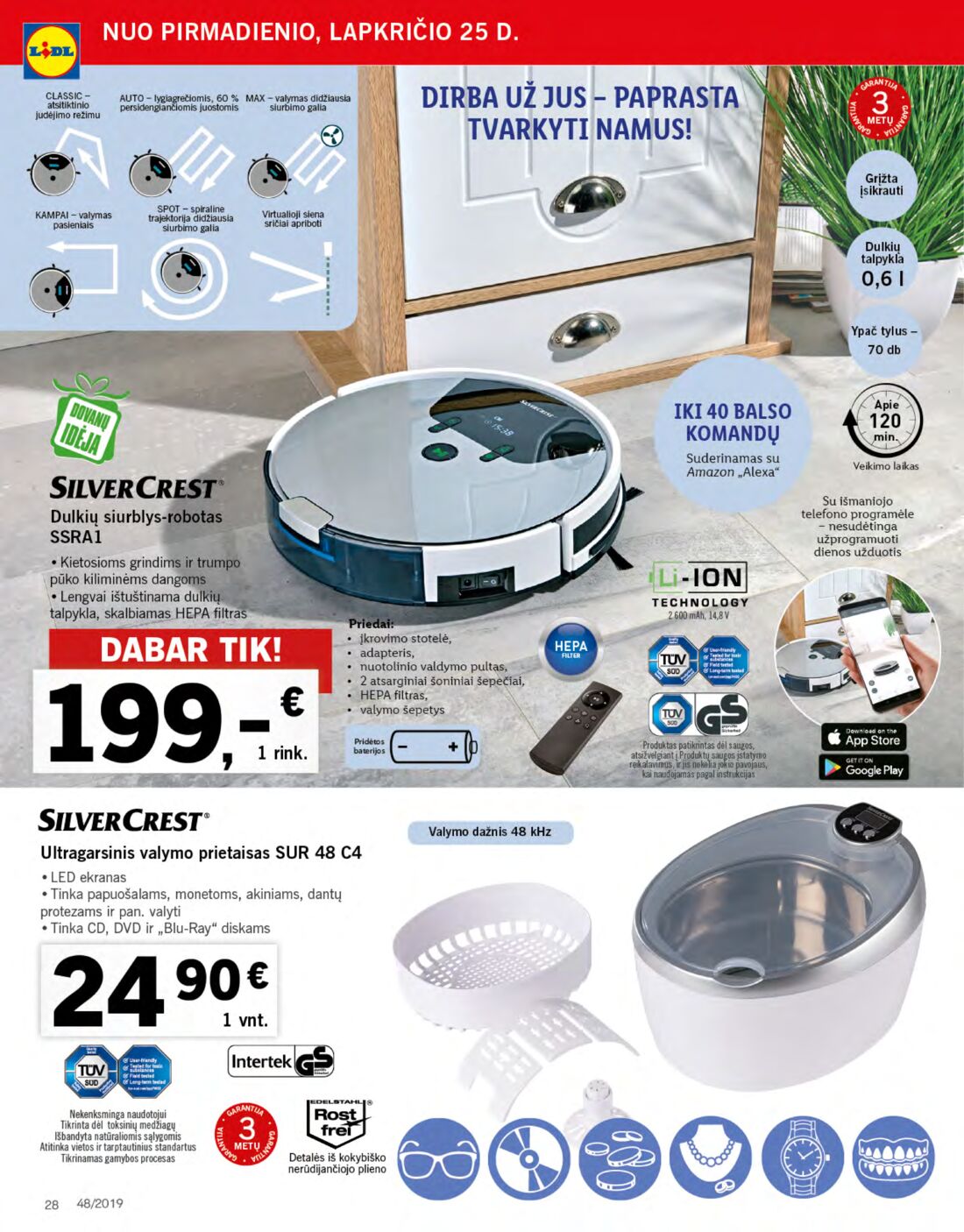 Lidl savaitinis leidinys akcijos nuo 
  2019-11-25 iki 
  2019-12-01 | Leidinukas.lt puslapis 28