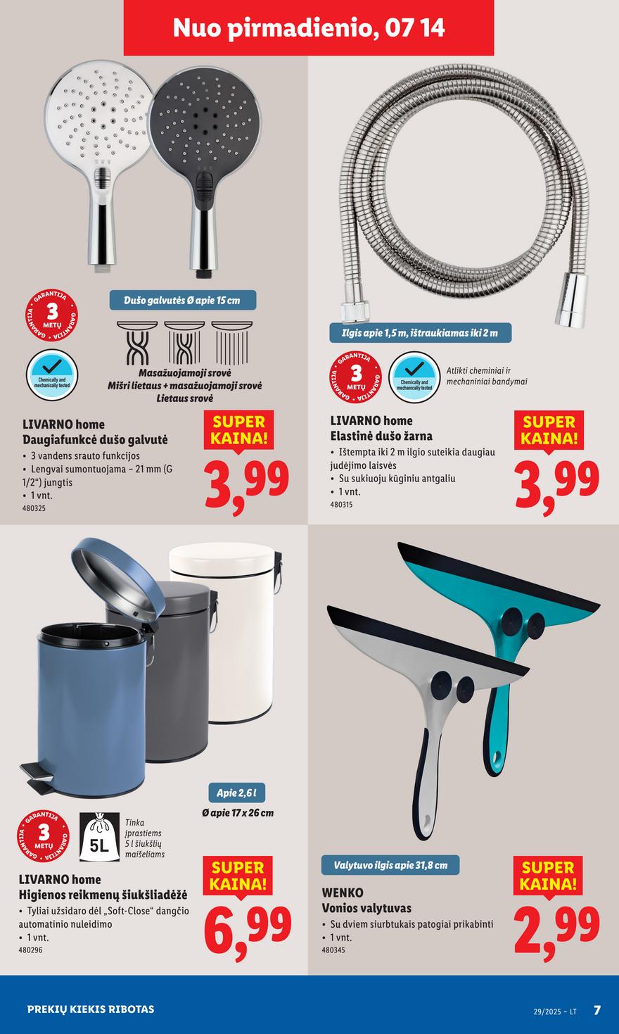 Lidl ne maisto leidinys akcijos nuo 
  2025-07-14 iki 
  2025-07-20 | Leidinukas.lt puslapis 7