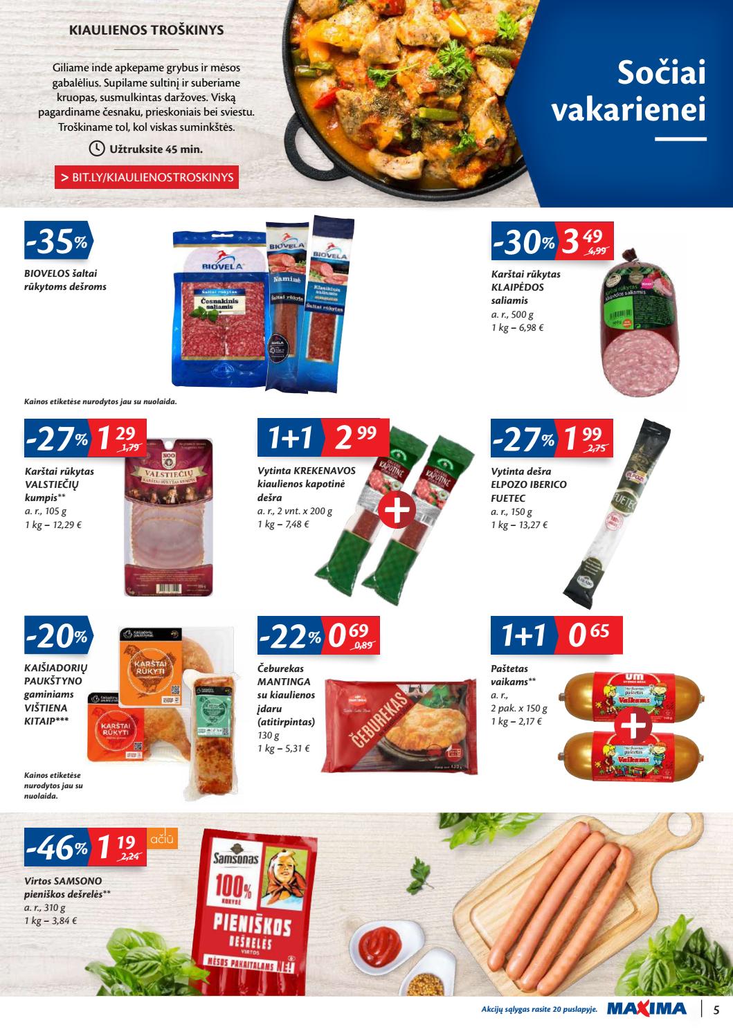 Maxima kaininis leidinys akcijos nuo 
  2019-10-01 iki 
  2019-10-07 | Leidinukas.lt puslapis 5