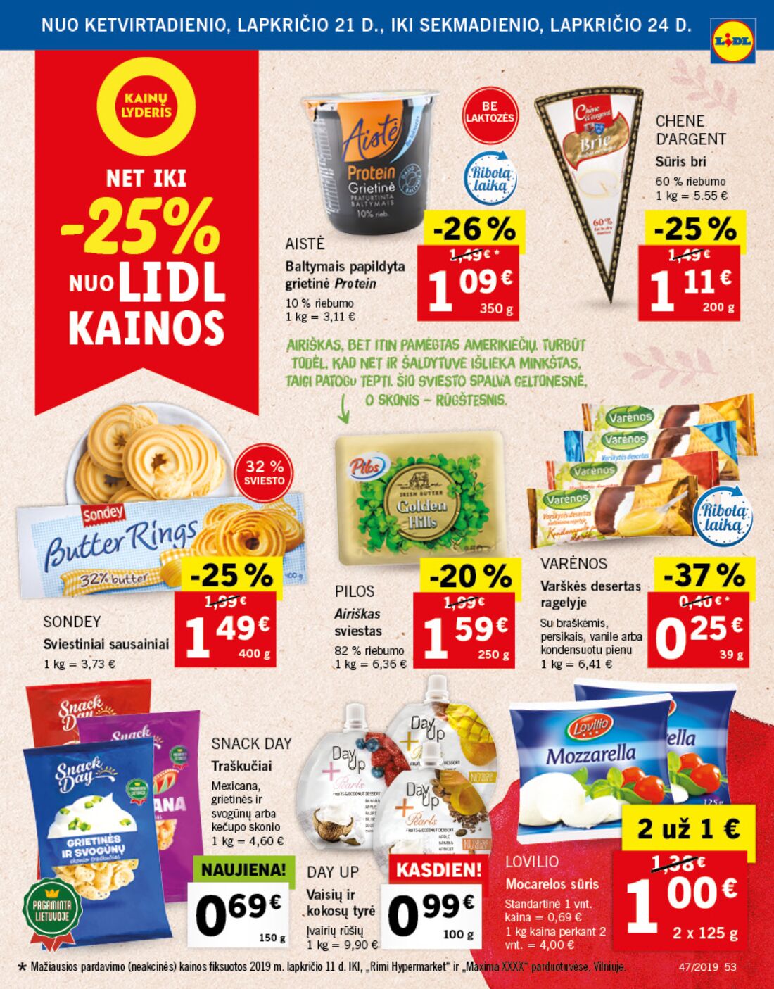 Lidl savaitinis leidinys akcijos nuo 
  2019-11-18 iki 
  2019-11-24 | Leidinukas.lt puslapis 53