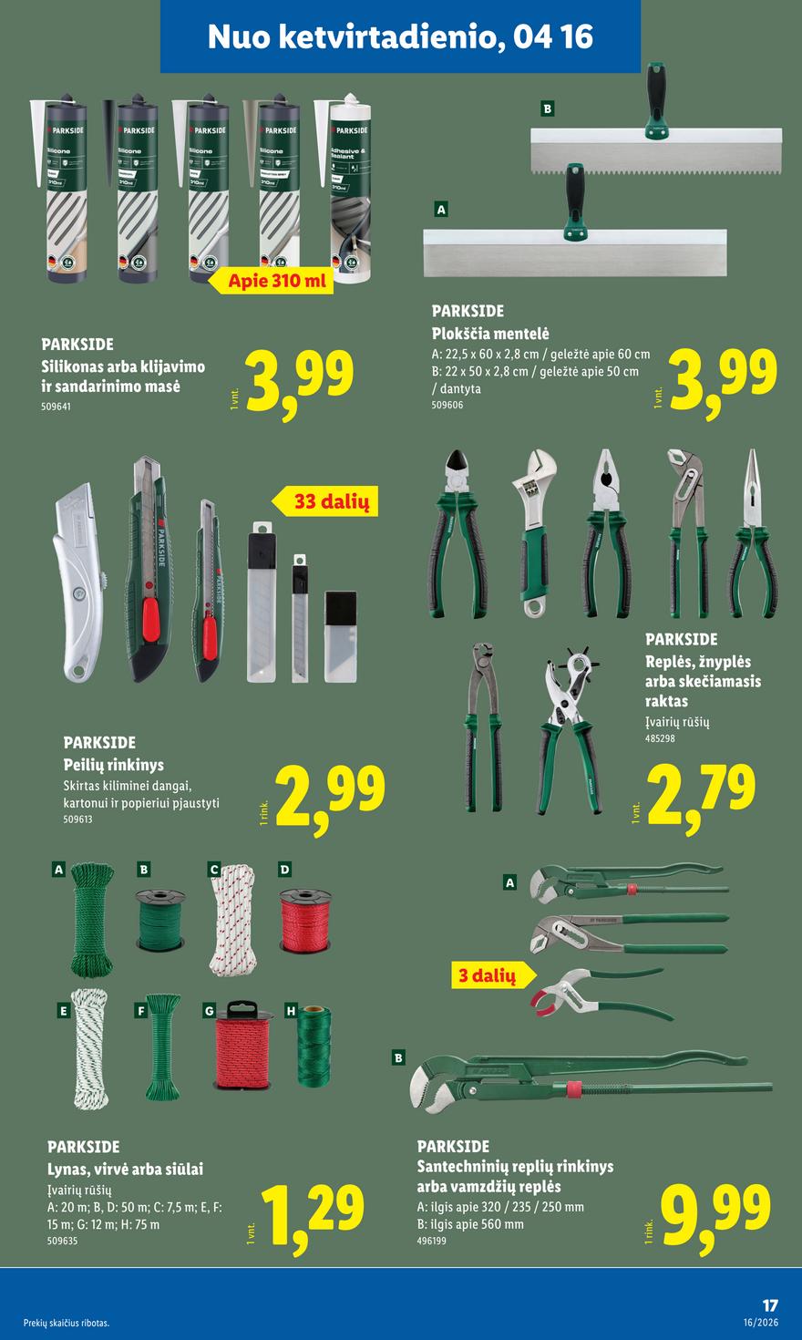 Lidl leidinys akcijos nuo 
  2026-04-13 iki 
  2026-04-19 | Leidinukas.lt puslapis 17