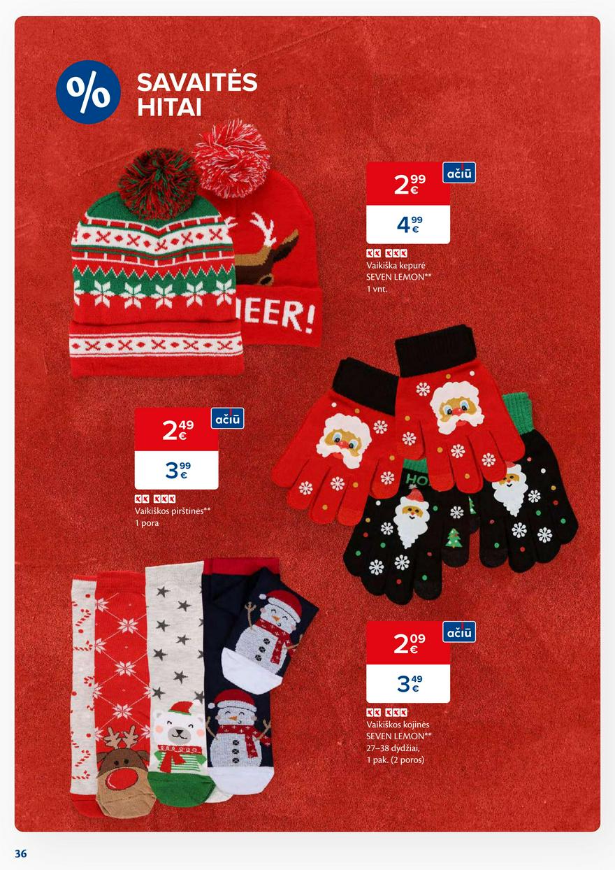 Maxima kaininis leidinys akcijos nuo 
  2023-12-12 iki 
  2023-12-18 | Leidinukas.lt puslapis 36