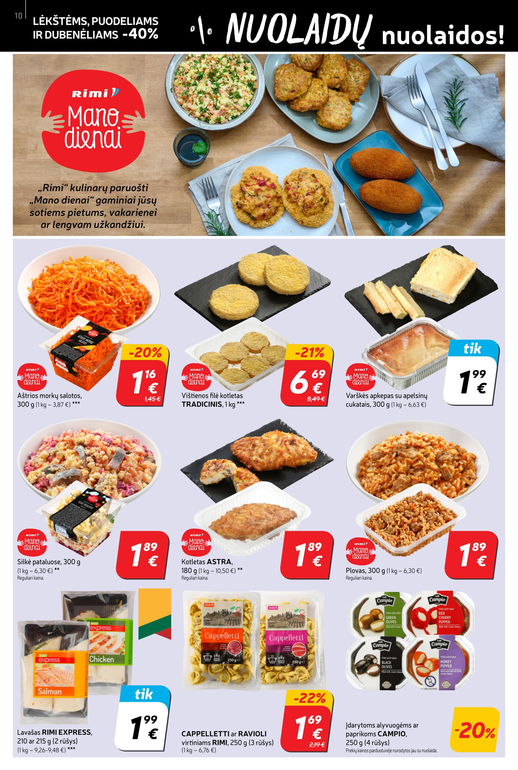 Rimi savaitinis leidinys akcijos nuo 
  2022-03-15 iki 
  2022-03-21 | Leidinukas.lt puslapis 10