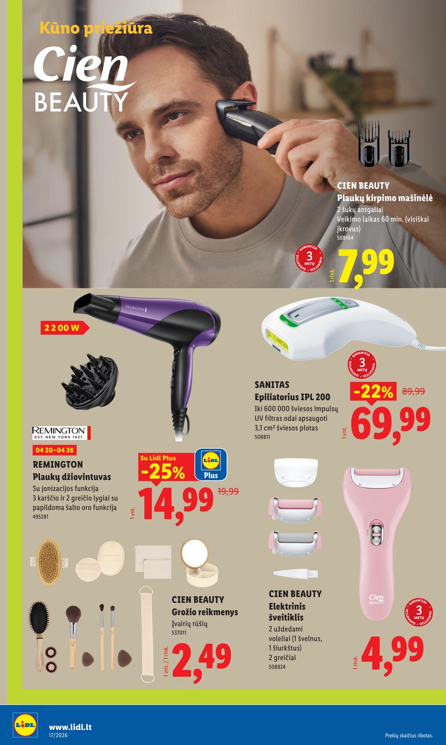 Lidl leidinys akcijos nuo 
  2026-04-20 iki 
  2026-04-26 | Leidinukas.lt puslapis 6