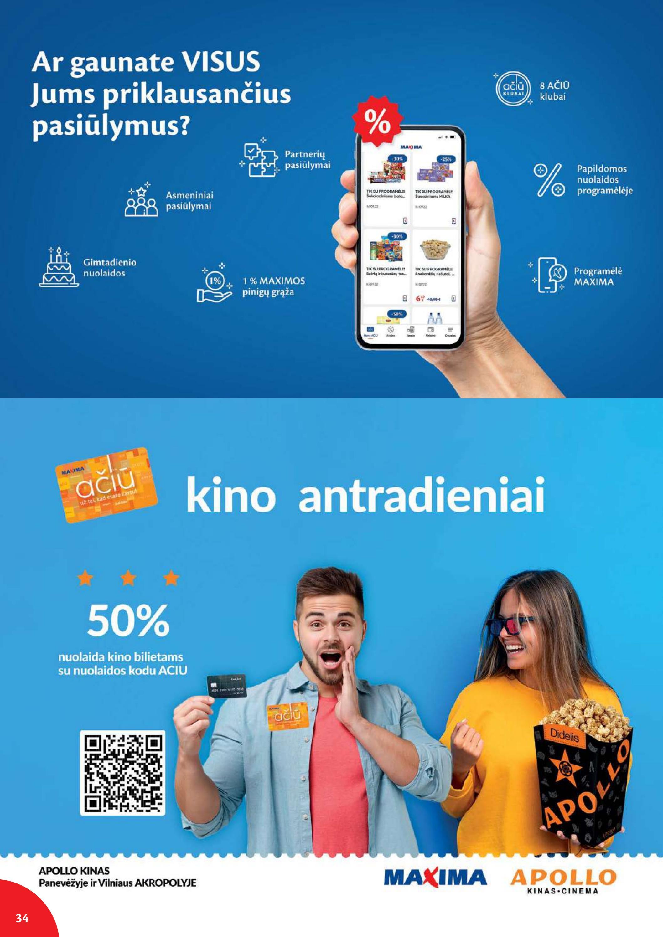 Maxima kaininis leidinys akcijos nuo 
  2022-08-09 iki 
  2022-08-15 | Leidinukas.lt puslapis 34