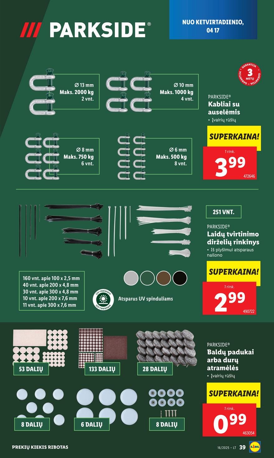 Lidl ne maisto leidinys akcijos nuo 
  2025-04-14 iki 
  2025-04-19 | Leidinukas.lt puslapis 33