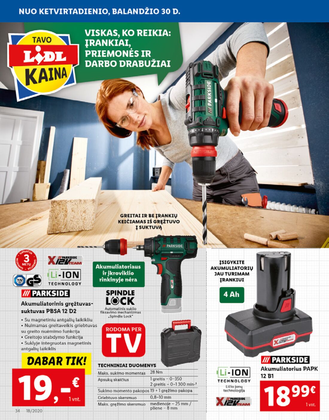 Lidl savaitinis leidinys akcijos nuo 
  2020-04-27 iki 
  2020-05-03 | Leidinukas.lt puslapis 34