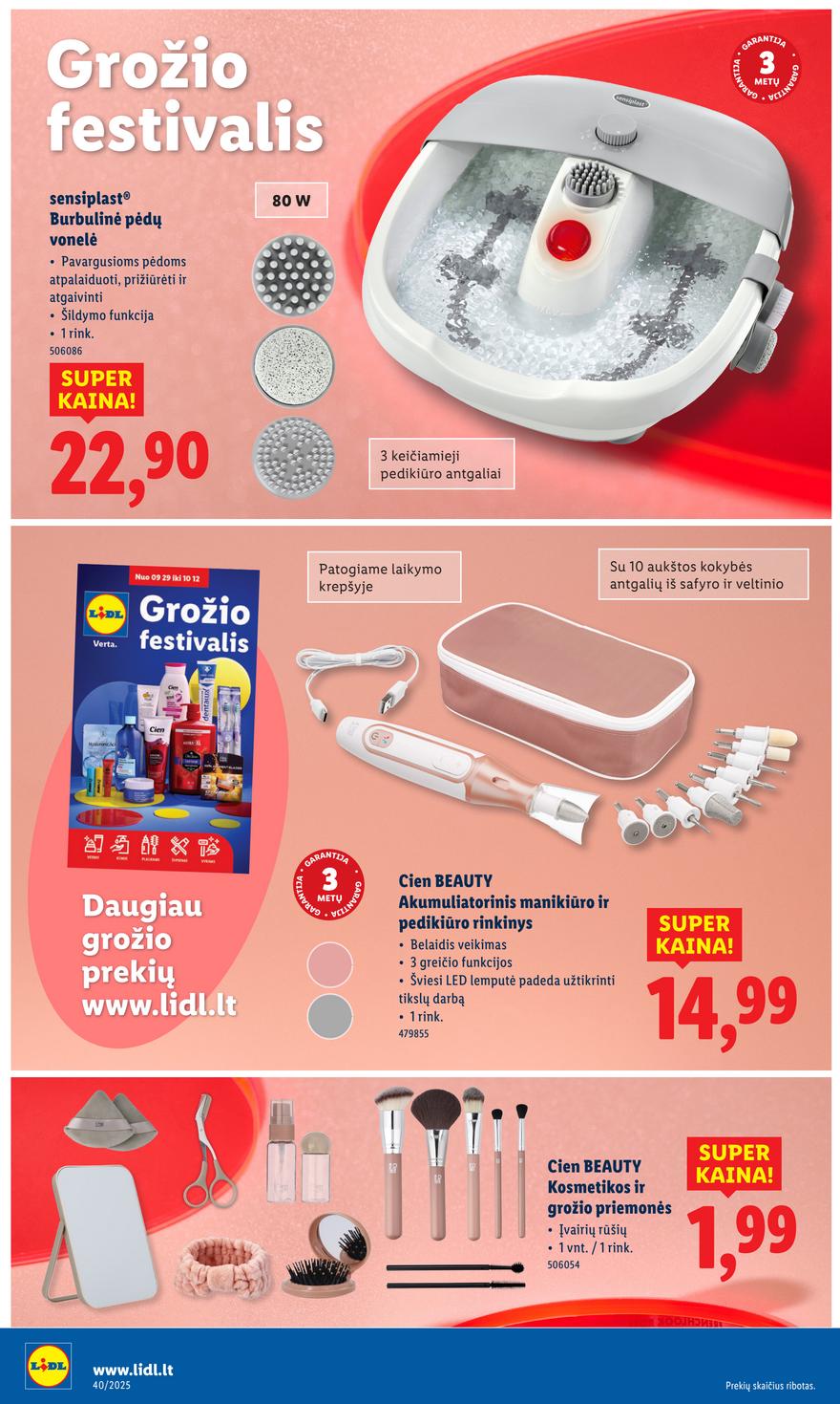 Lidl leidinys akcijos nuo 
  2025-09-29 iki 
  2025-10-05 | Leidinukas.lt puslapis 20