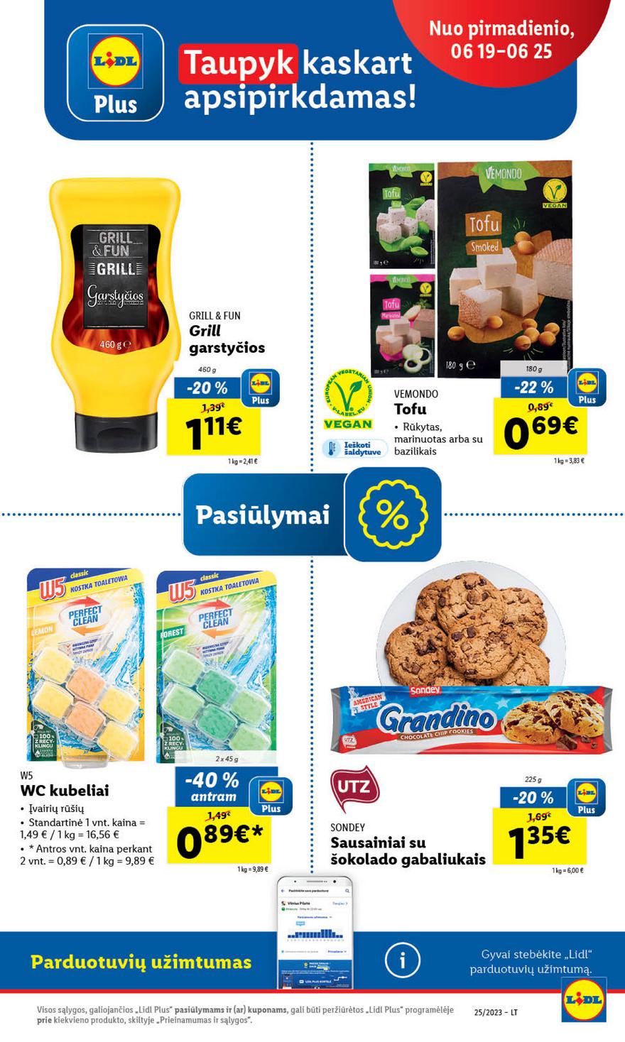 Lidl pasiūlymai akcijos nuo 
  2023-06-19 iki 
  2023-06-25 | Leidinukas.lt puslapis 23