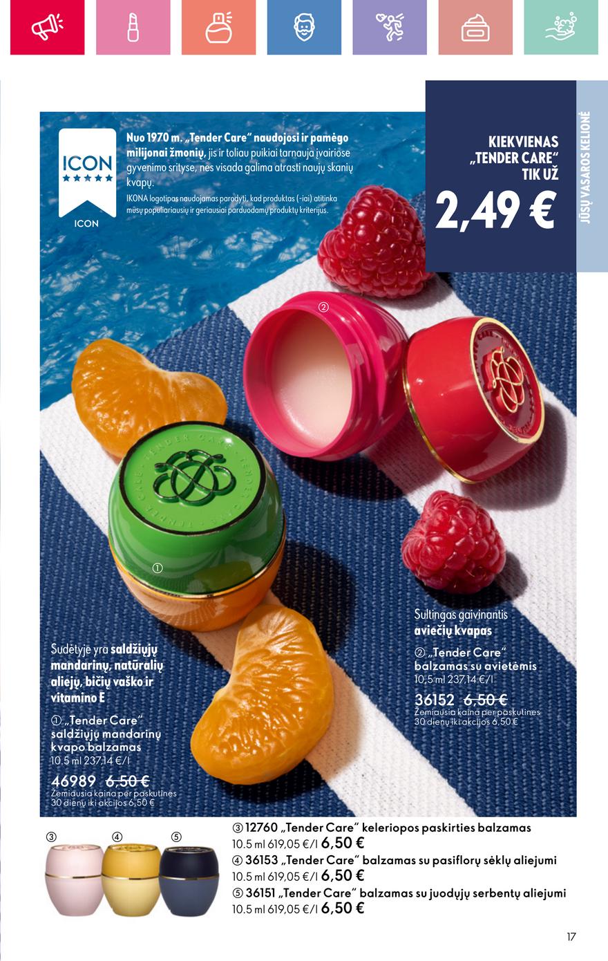 Oriflame katalogas akcijos nuo 
  2025-06-22 iki 
  2025-07-12 | Leidinukas.lt puslapis 17