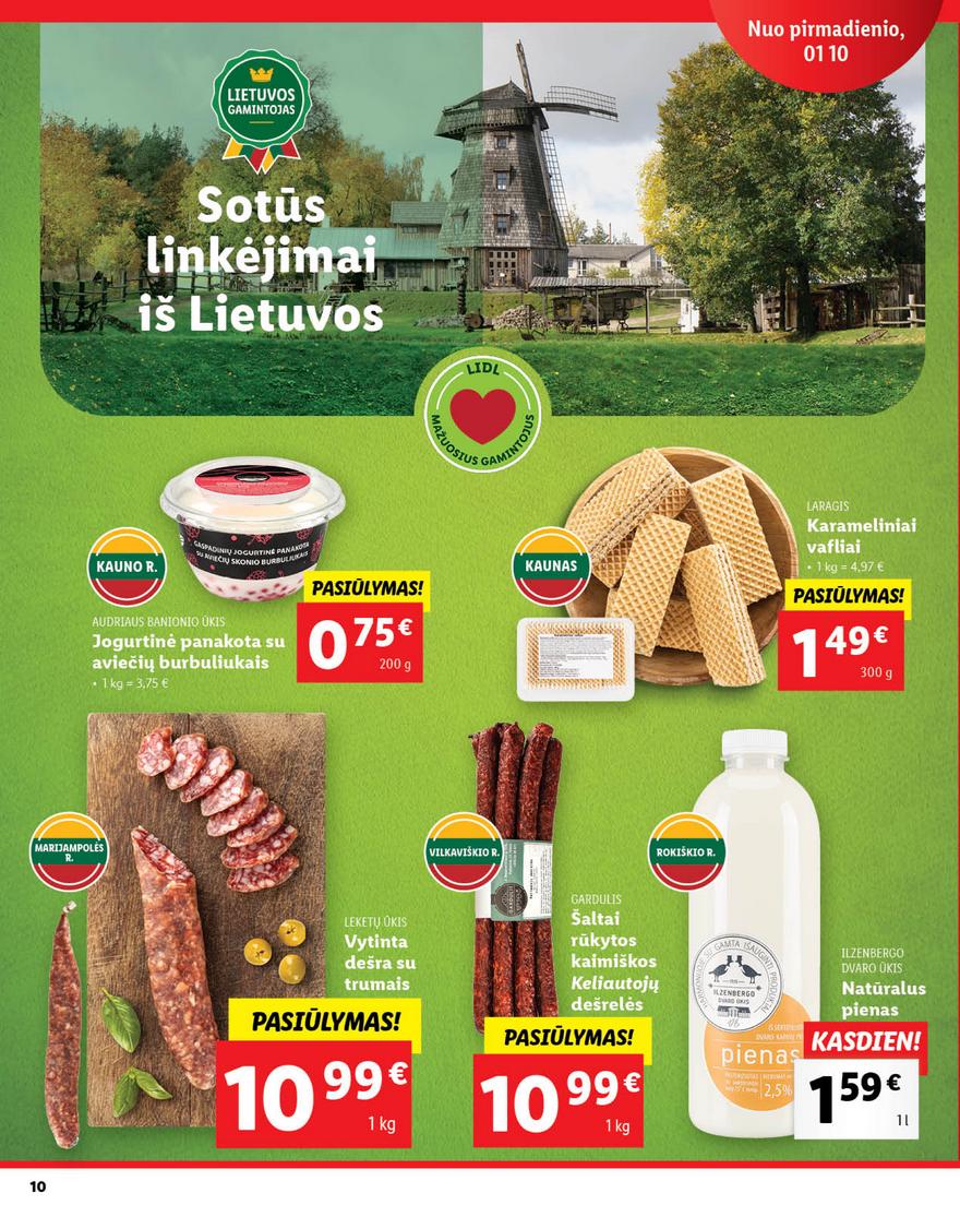 Lidl maisto prekių pasiūlymai akcijos nuo 
  2022-01-10 iki 
  2022-01-16 | Leidinukas.lt puslapis 10