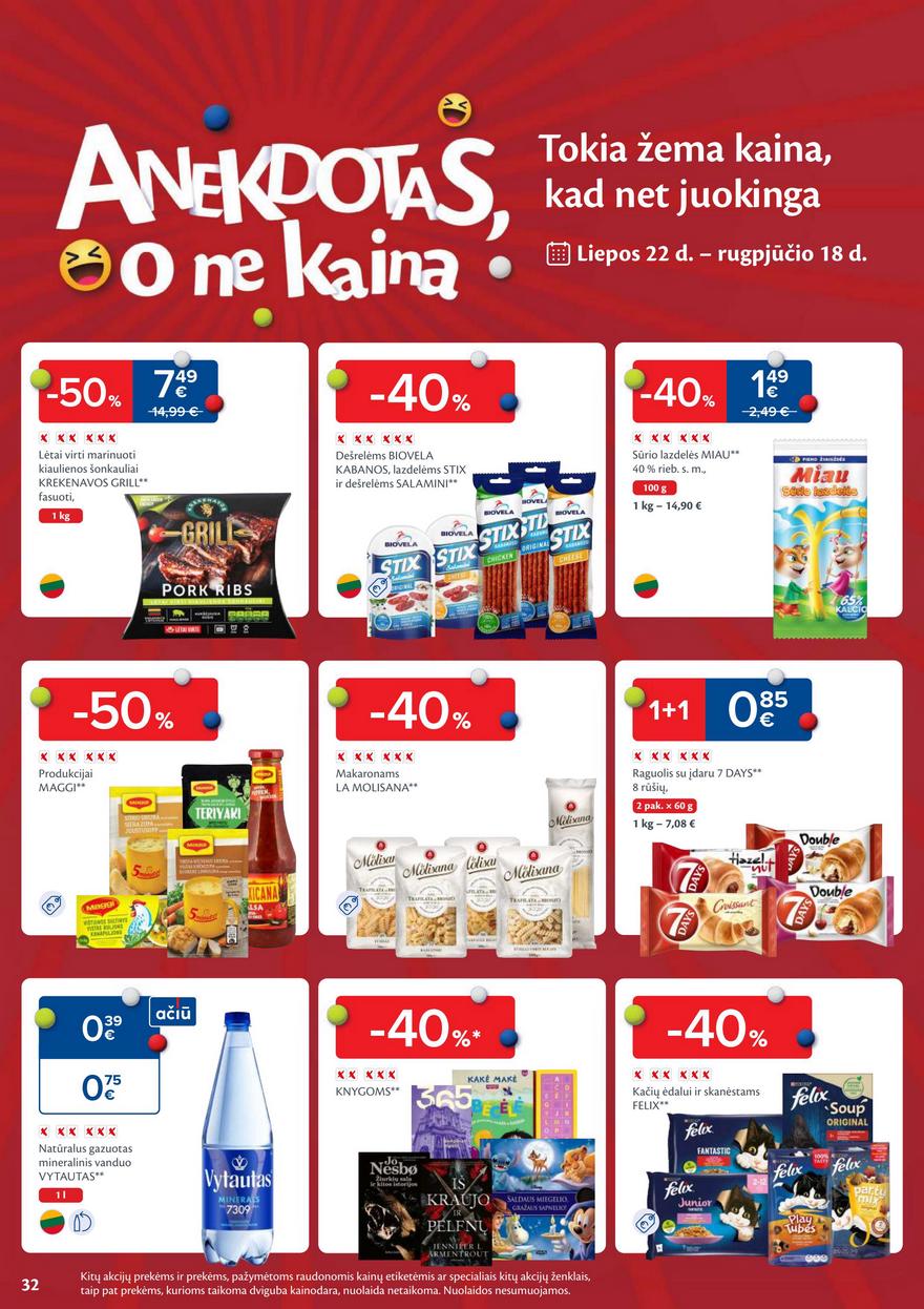 Maxima leidinukas akcijos nuo 
  2025-08-12 iki 
  2025-08-18 | Leidinukas.lt puslapis 32