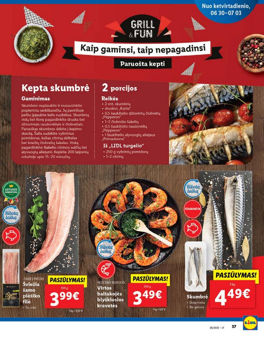 Lidl pasiūlymai akcijos nuo 
  2022-06-27 iki 
  2022-07-03 | Leidinukas.lt puslapis 37