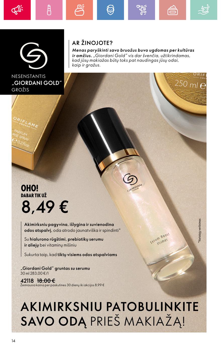 Oriflame katalogas akcijos nuo 
  2025-04-20 iki 
  2025-05-10 | Leidinukas.lt puslapis 14