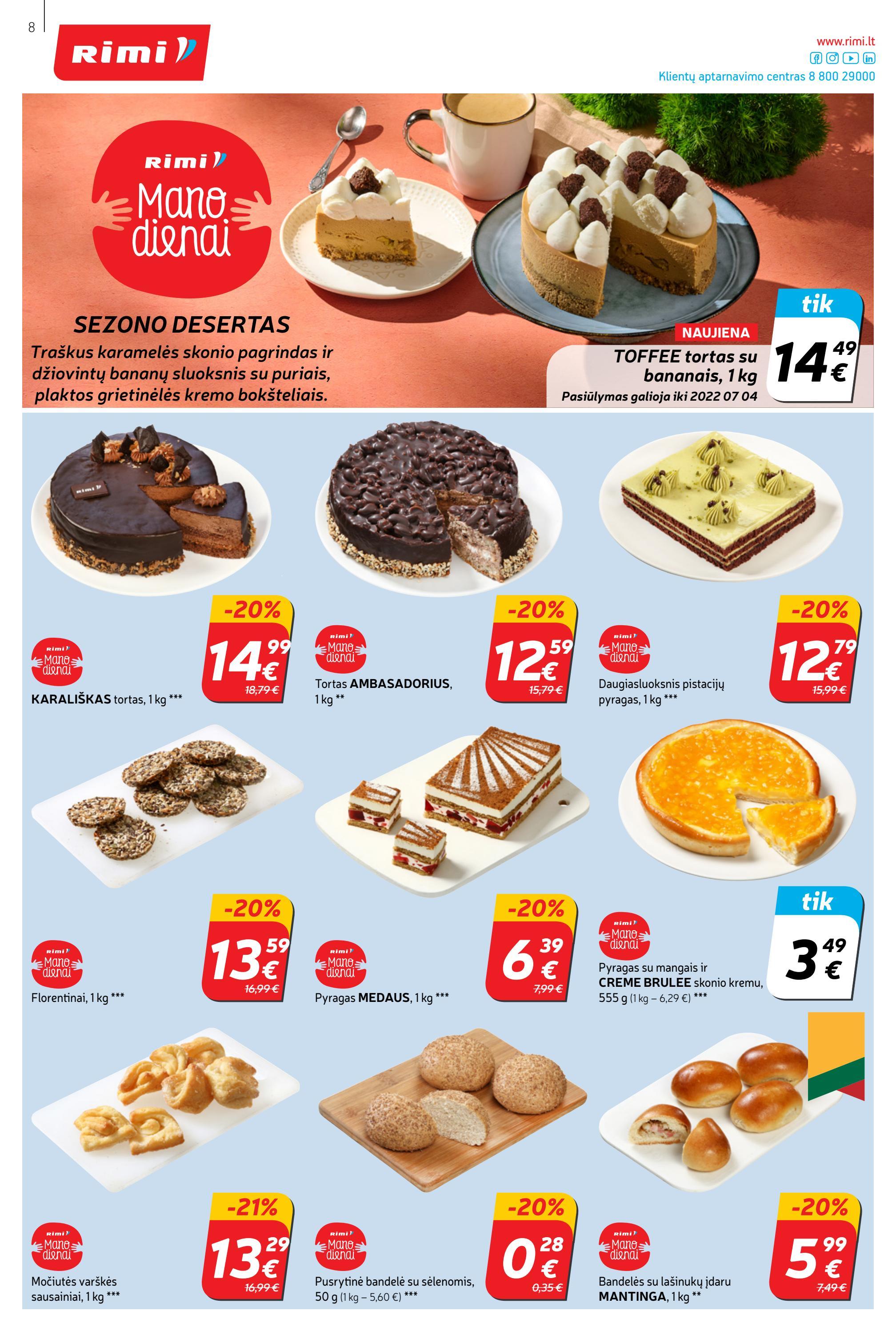 Rimi savaitinis leidinys akcijos nuo 
  2022-06-21 iki 
  2022-06-27 | Leidinukas.lt puslapis 8