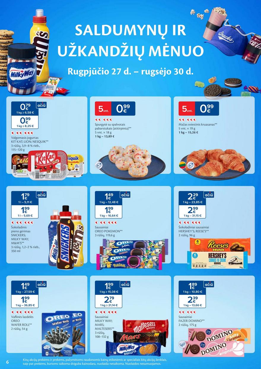 Maxima savaitinis leidinys 35 akcijos nuo
2024-08-27 iki
2024-09-02 | Leidinukas.lt puslapis 6