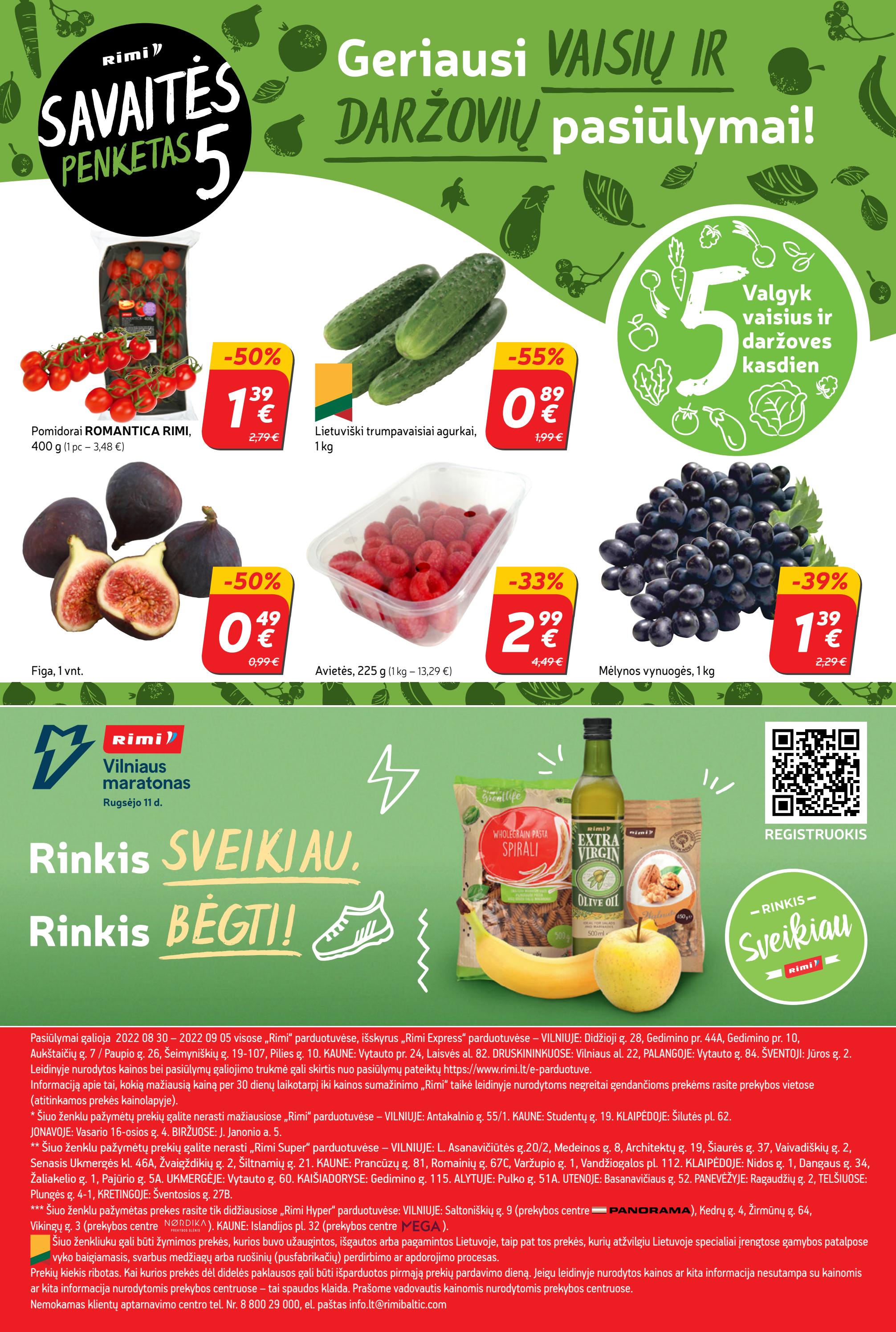 Rimi savaitinis leidinys akcijos nuo 
  2022-08-30 iki 
  2022-09-05 | Leidinukas.lt puslapis 31