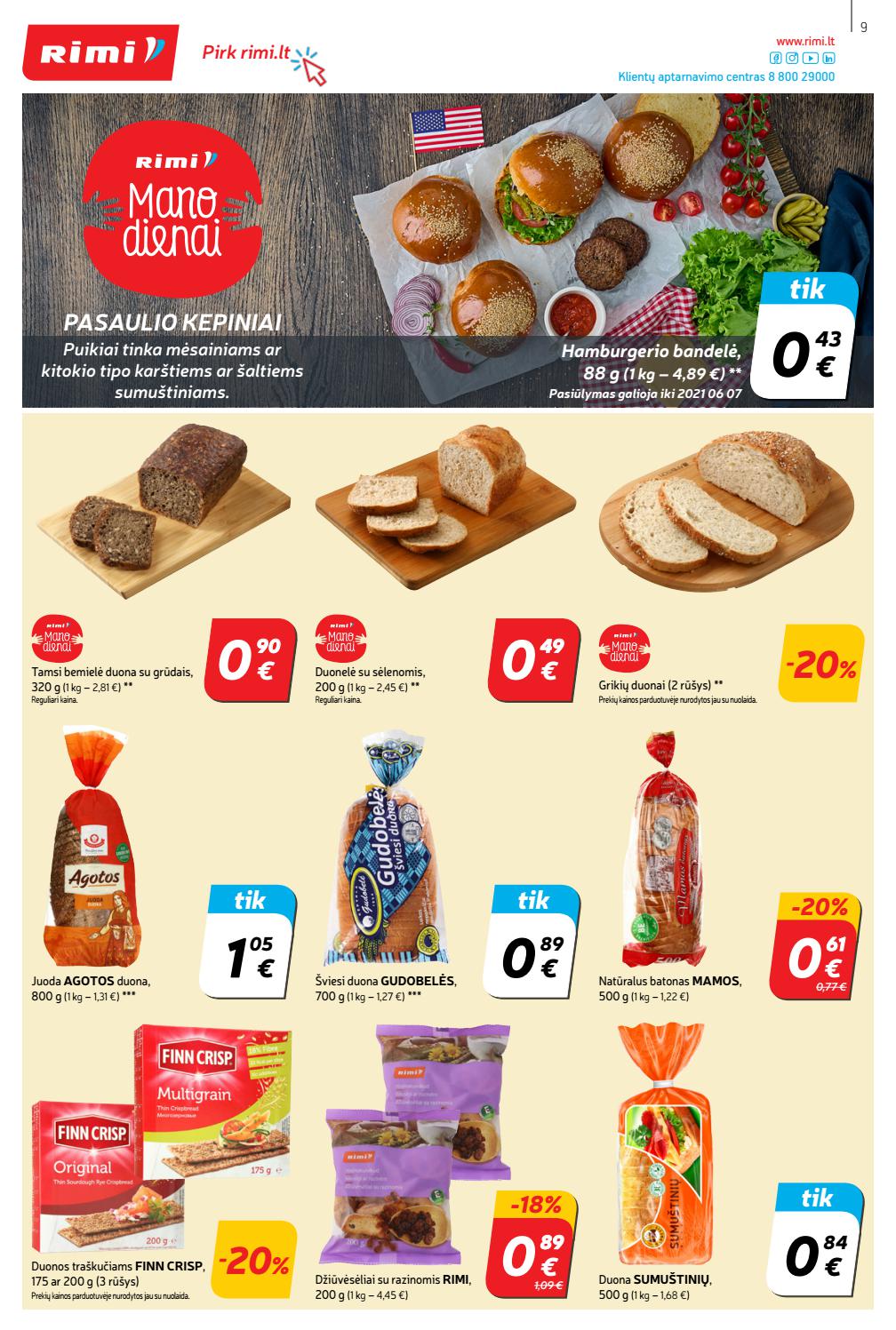 Rimi savaitinis leidinys akcijos nuo 
  2021-05-25 iki 
  2021-05-31 | Leidinukas.lt puslapis 9