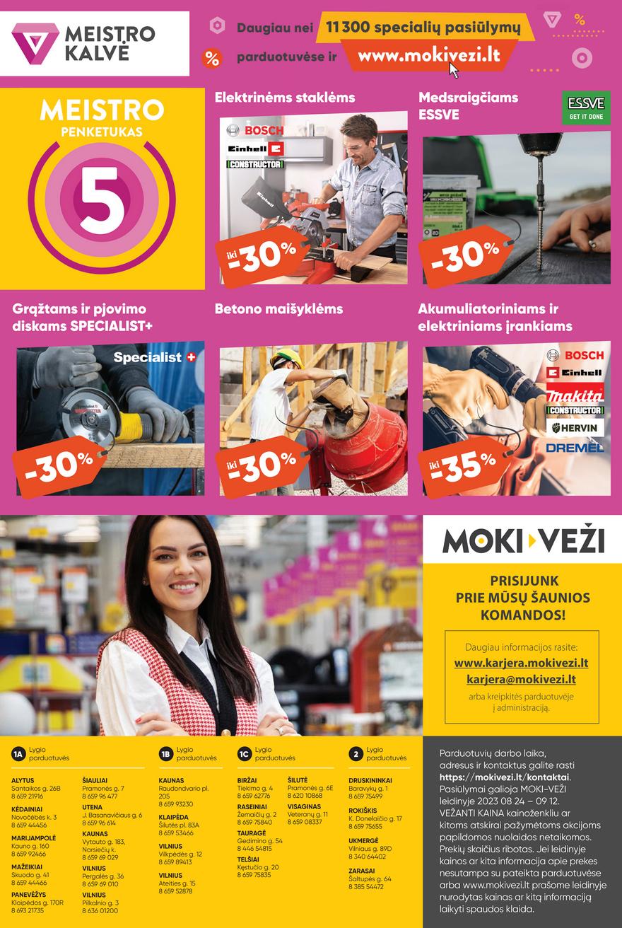Moki veži leidinys akcijos nuo 
  2023-08-24 iki 
  2023-09-12 | Leidinukas.lt puslapis 29
