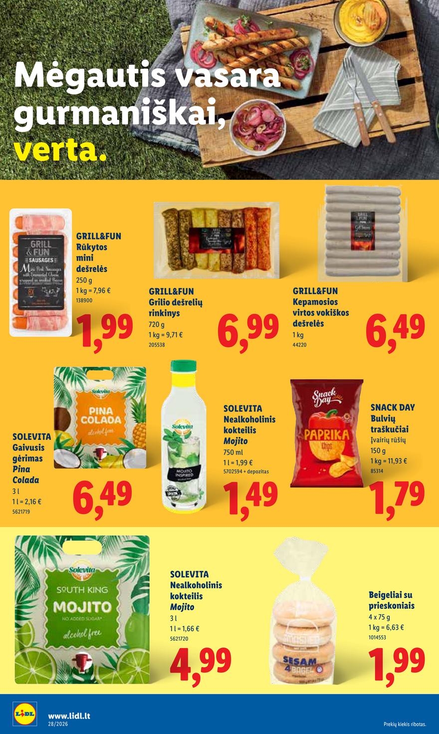 Lidl leidinys akcijos nuo 
  2026-07-06 iki 
  2026-07-12 | Leidinukas.lt puslapis 14