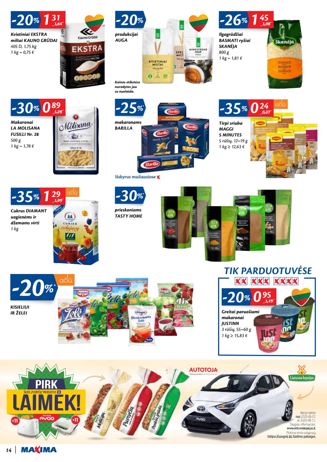 Maxima kaininis leidinys akcijos nuo 
  2020-06-02 iki 
  2020-06-08 | Leidinukas.lt puslapis 14
