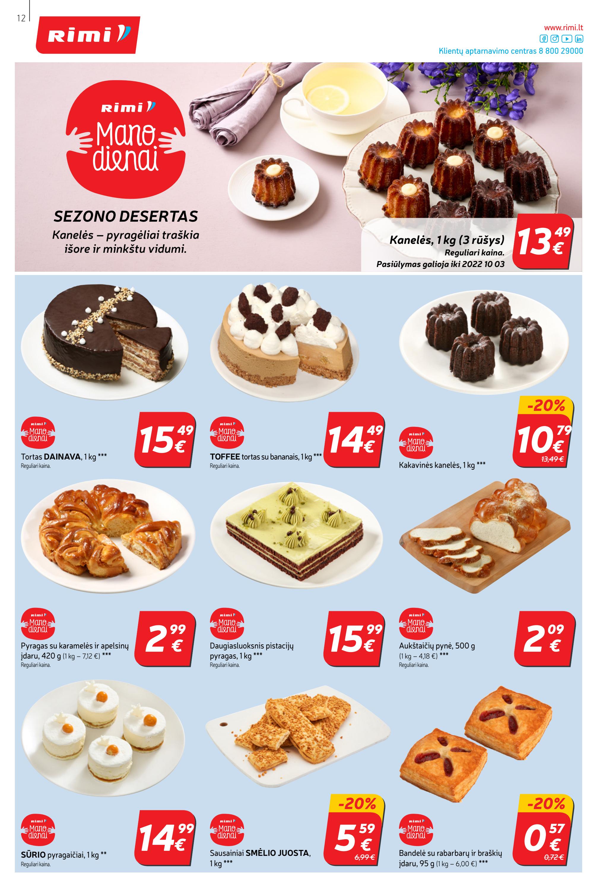 Rimi savaitinis leidinys akcijos nuo 
  2022-09-13 iki 
  2022-09-19 | Leidinukas.lt puslapis 12