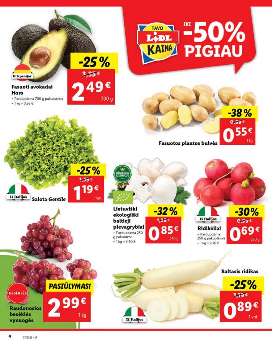 Lidl maisto prekių pasiūlymai akcijos nuo 
  2022-02-14 iki 
  2022-02-20 | Leidinukas.lt puslapis 4