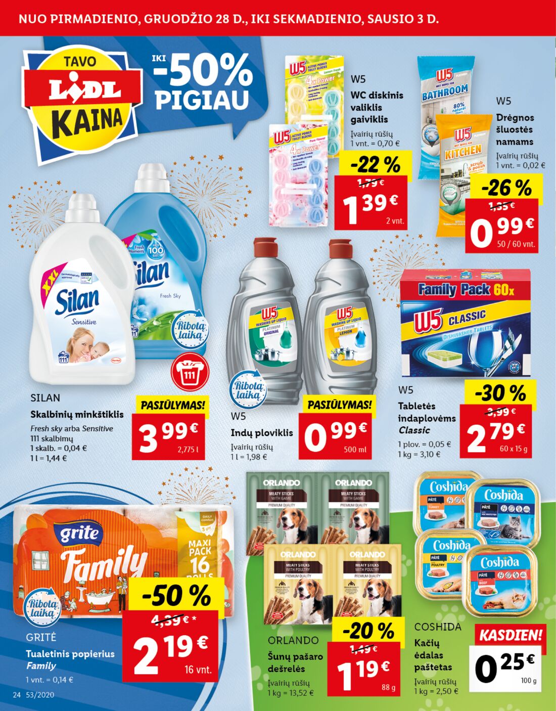 Lidl savaitinis leidinys akcijos nuo 
  2020-12-28 iki 
  2021-01-03 | Leidinukas.lt puslapis 24