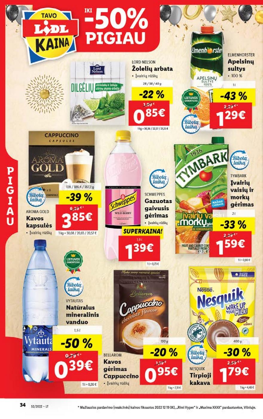 Lidl maisto prekių pasiūlymai akcijos nuo 
  2022-12-26 iki 
  2023-01-01 | Leidinukas.lt puslapis 34