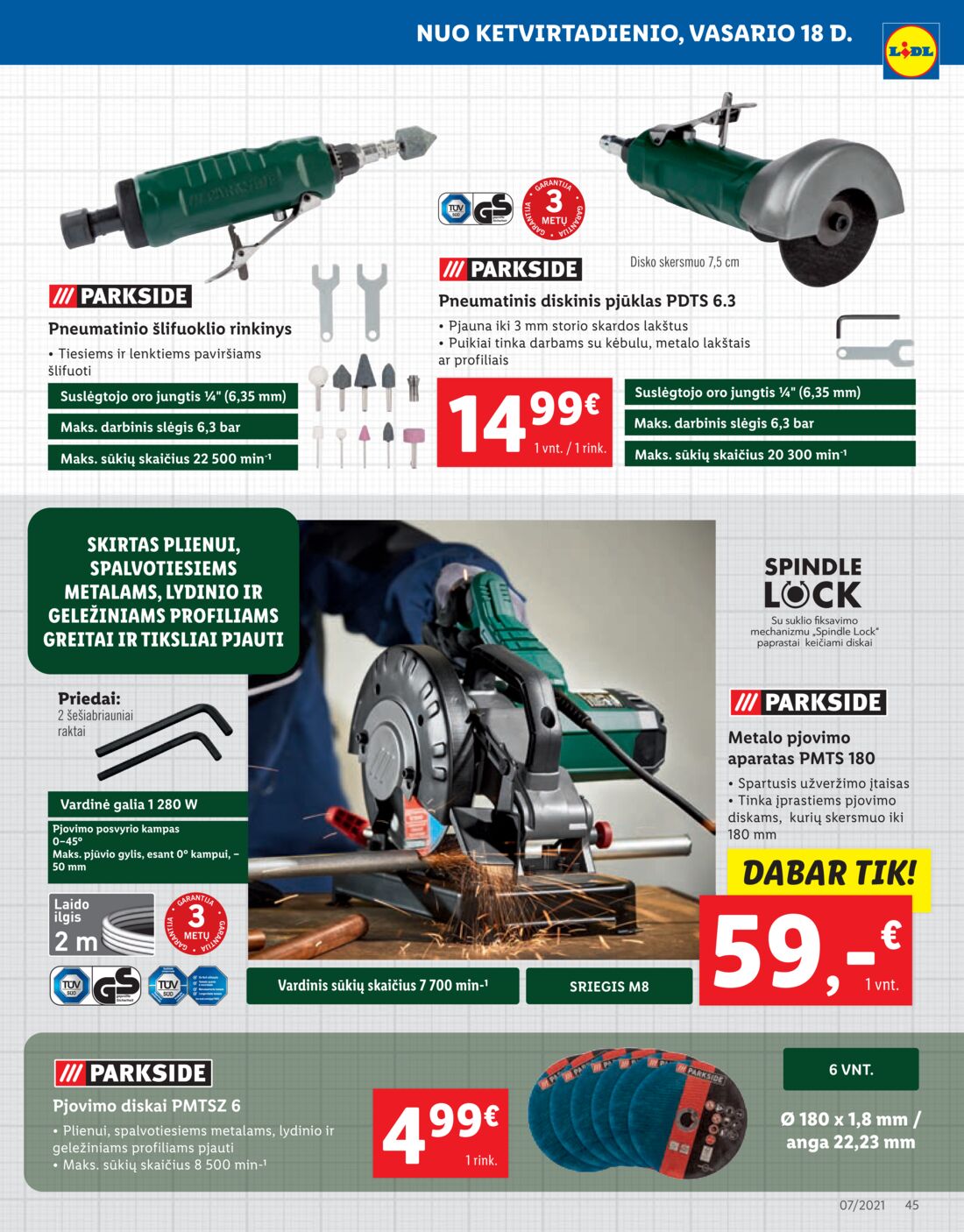 Lidl savaitinis leidinys akcijos nuo 
  2021-02-15 iki 
  2021-02-21 | Leidinukas.lt puslapis 45
