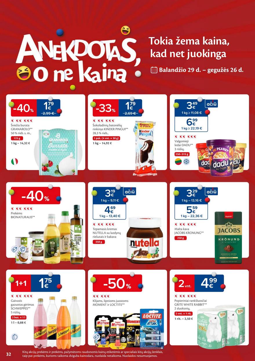 Maxima savaitinis leidinys 19 akcijos nuo 
  2025-05-06 iki 
  2025-05-12 | Leidinukas.lt puslapis 32