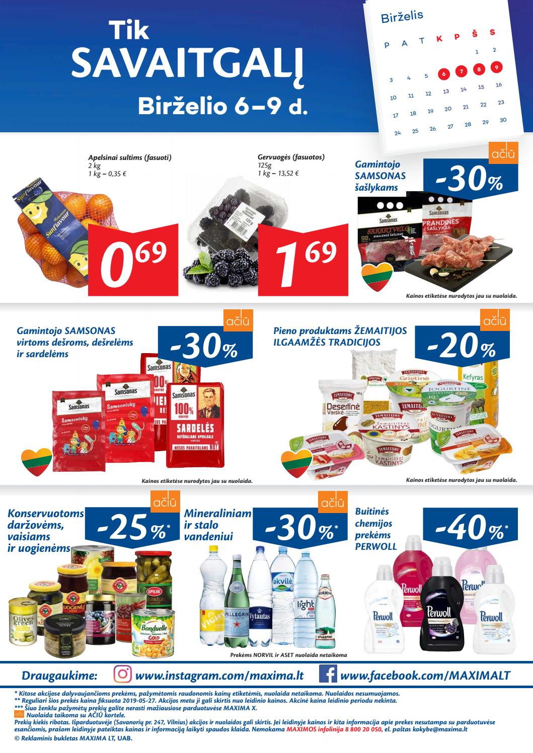 Maxima kaininis leidinys akcijos nuo 
  2019-06-04 iki 
  2019-06-10 | Leidinukas.lt puslapis 20