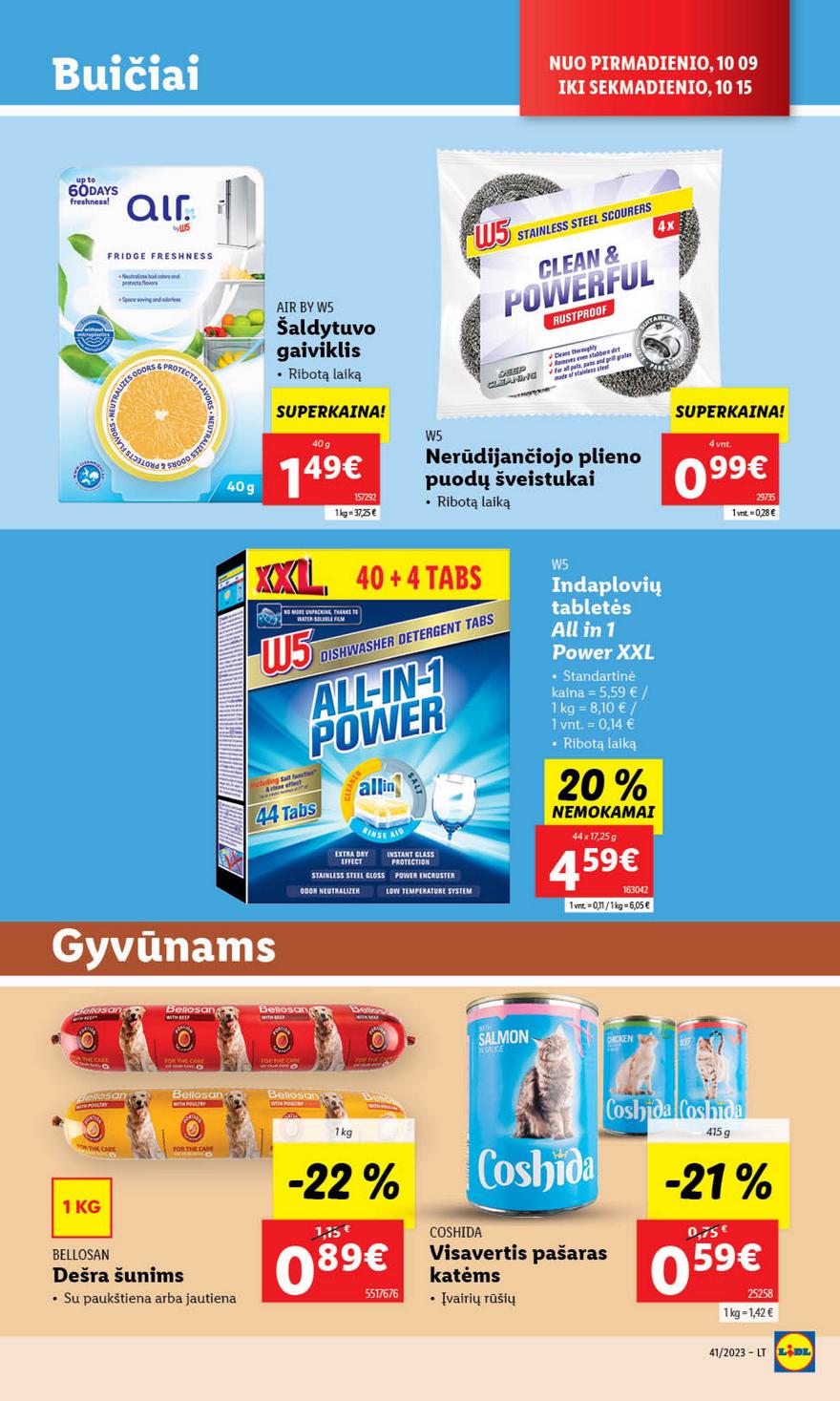 Lidl pasiūlymai akcijos nuo 
  2023-10-09 iki 
  2023-10-15 | Leidinukas.lt puslapis 50