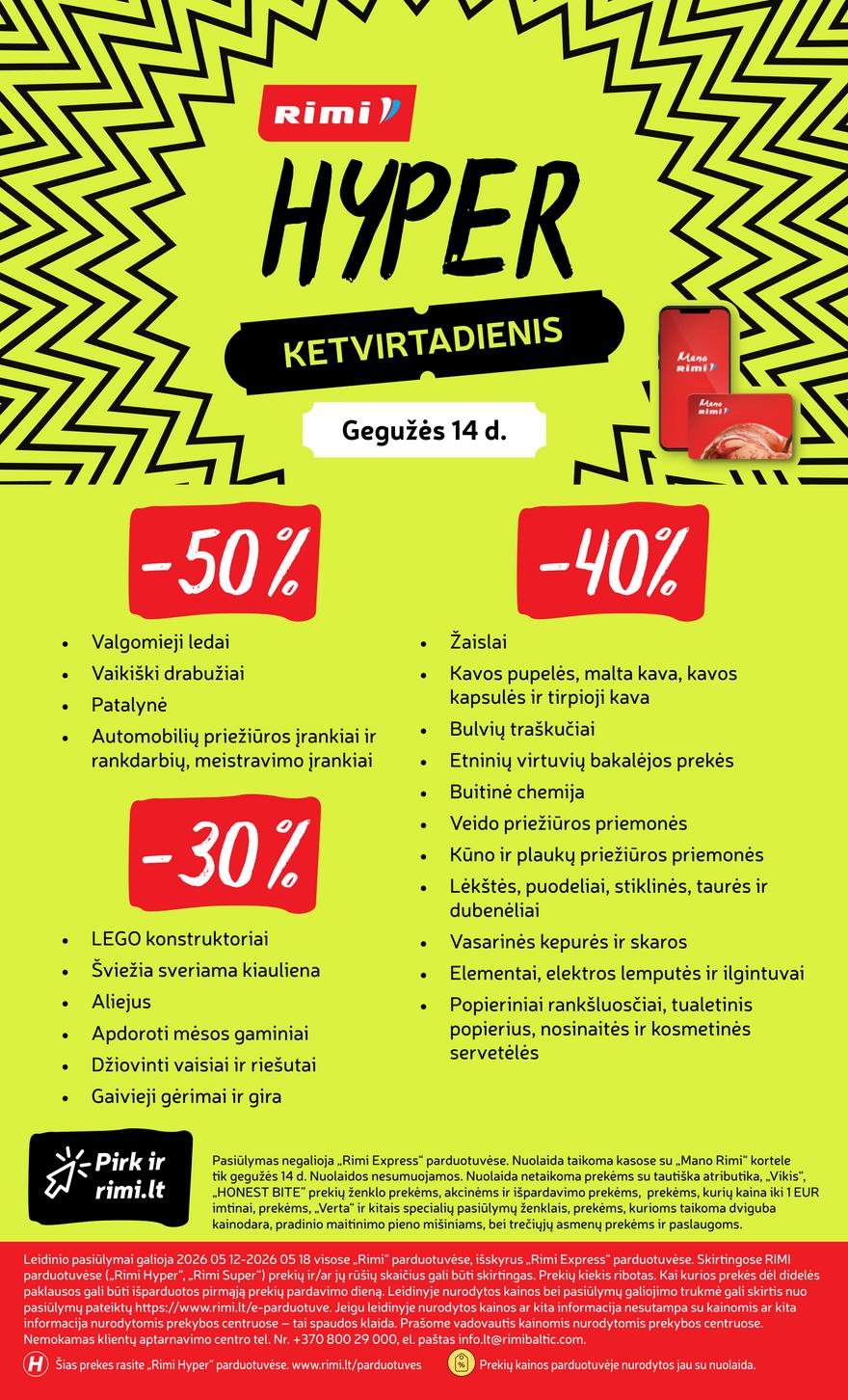 Rimi leidinys akcijos nuo 
  2026-05-12 iki 
  2026-05-18 | Leidinukas.lt puslapis 36