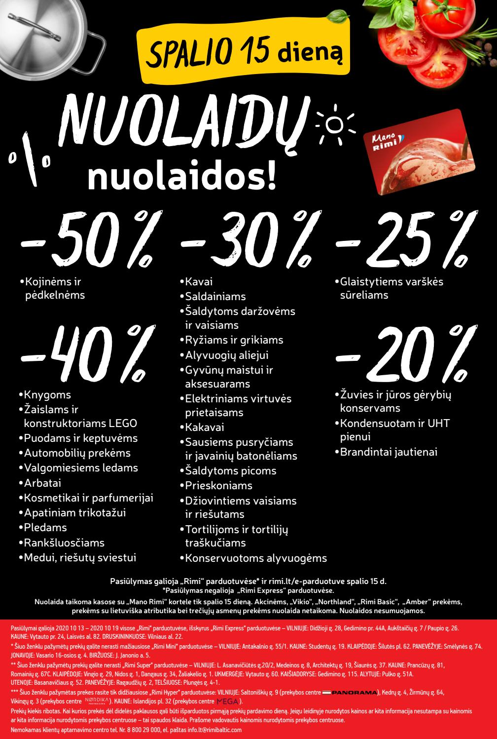Rimi savaitinis leidinys akcijos nuo 
  2020-10-13 iki 
  2020-10-19 | Leidinukas.lt puslapis 24