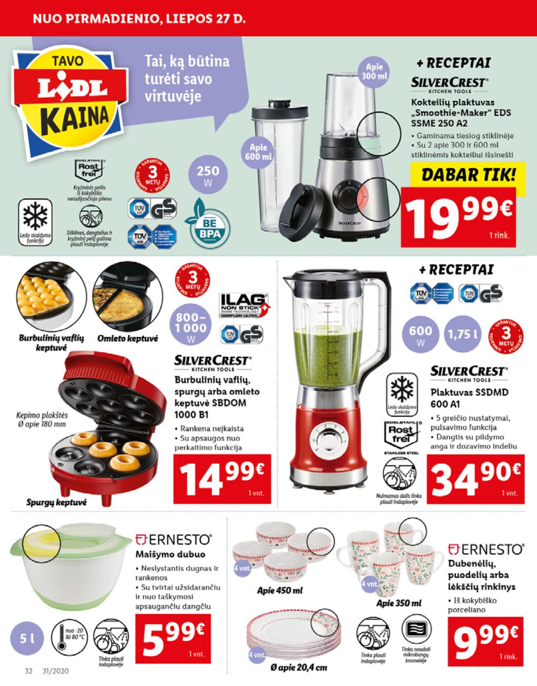 Lidl savaitinis leidinys akcijos nuo 
  2020-07-27 iki 
  2020-08-02 | Leidinukas.lt puslapis 32