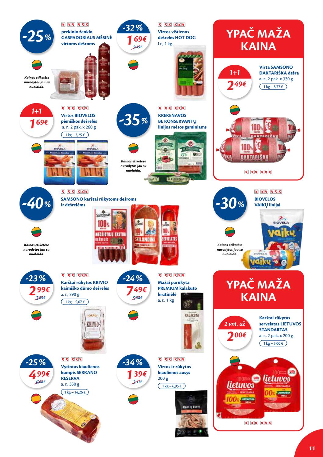 Maxima kaininis leidinys akcijos nuo 
  2021-06-08 iki 
  2021-06-14 | Leidinukas.lt puslapis 11